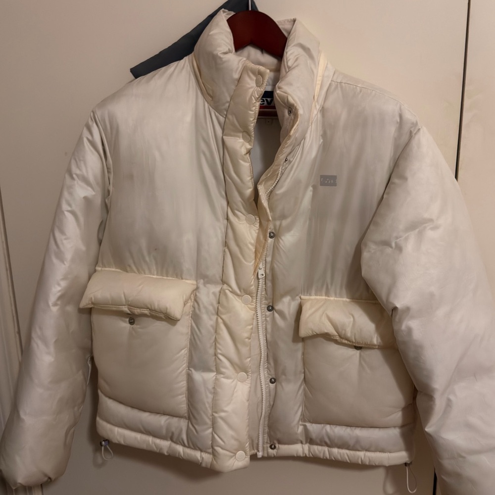 Levi's Off-White Puffer Jacket